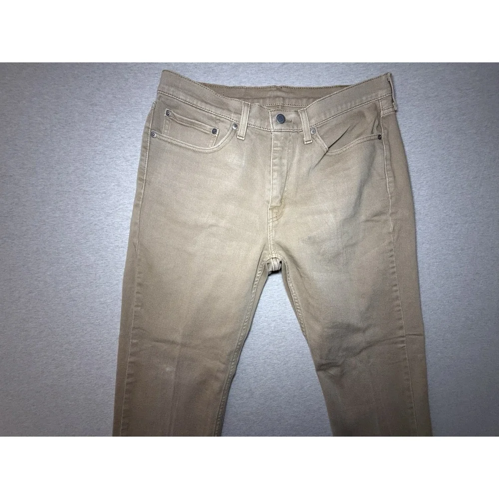 Levi's Men's 514 Straight Fit Beige Jeans 34x30